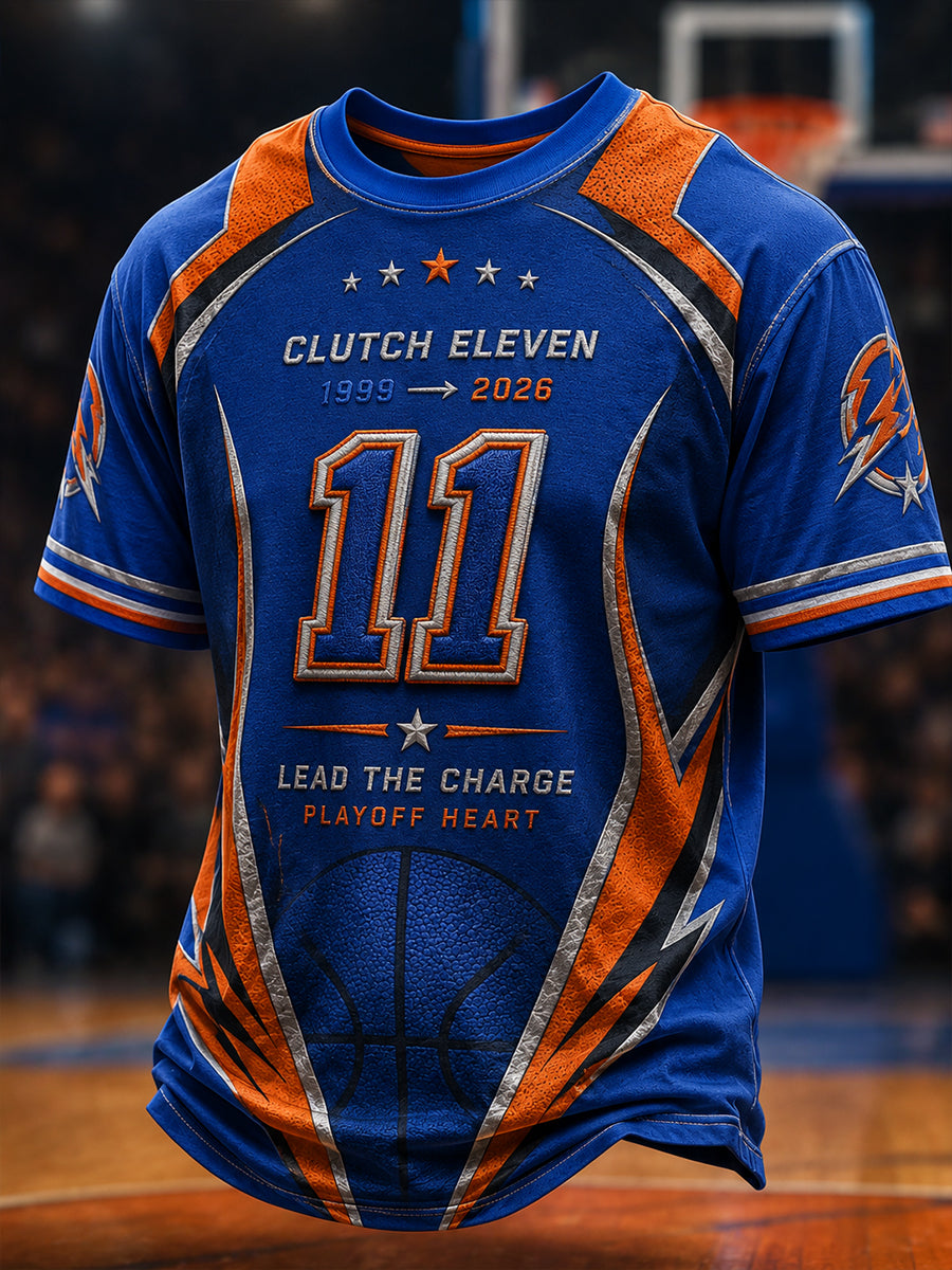 Camiseta clásica para aficionados al baloncesto con estampado gráfico para hombre