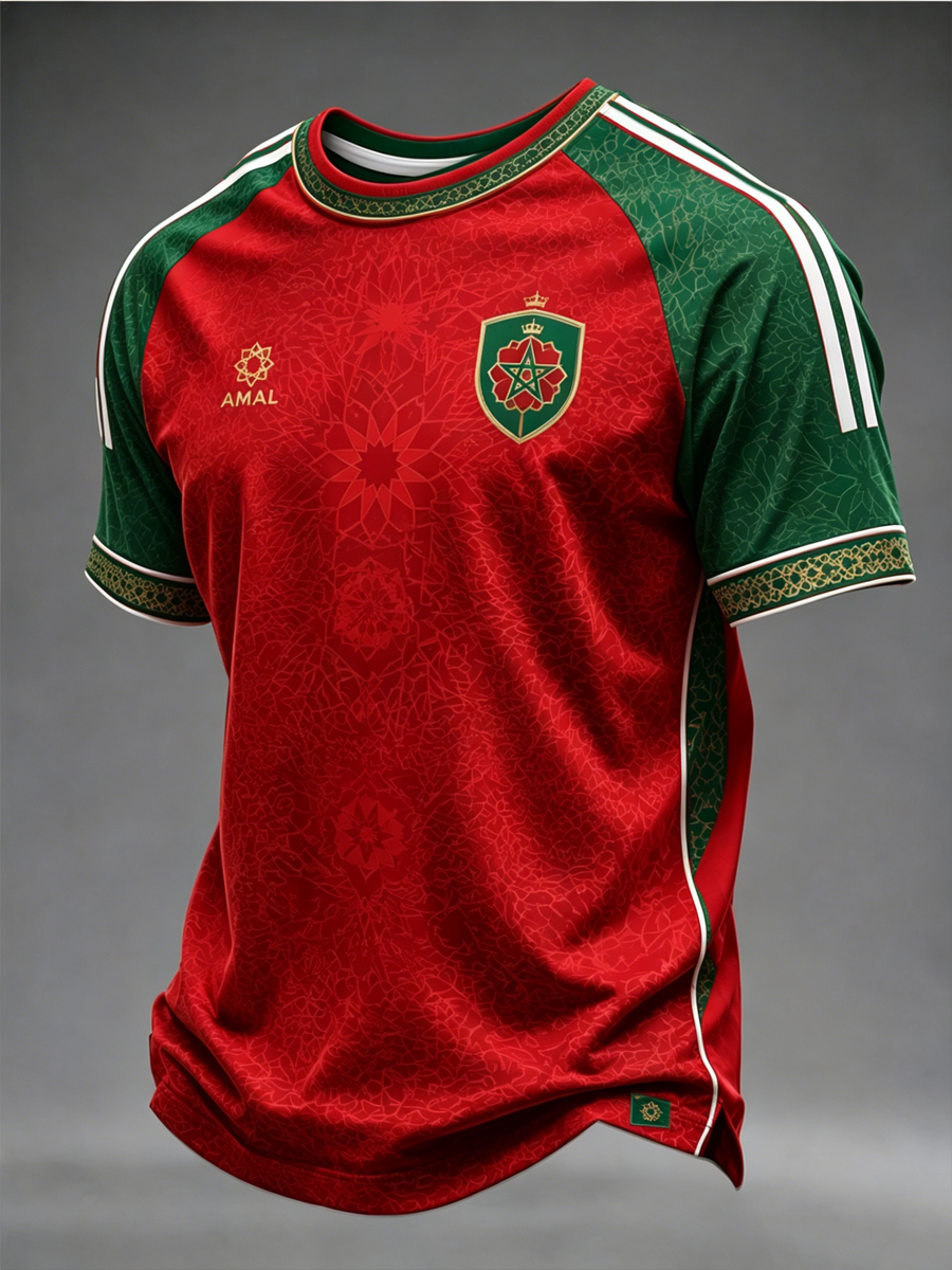 Camiseta de hombre MOROCCO Printed de manga corta