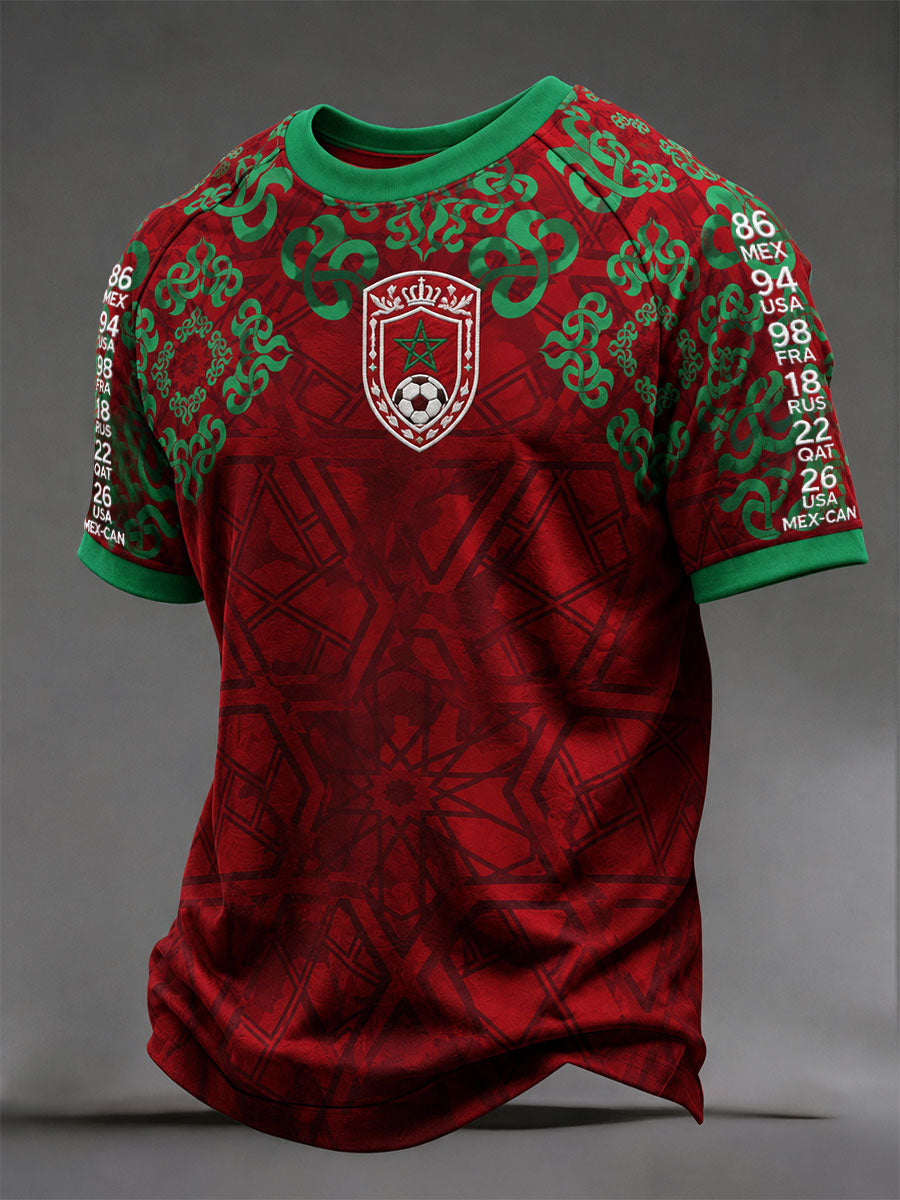 Camisetas de fútbol marroquíes para hombre