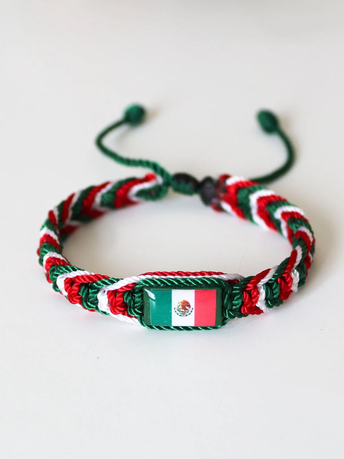 Pulsera con estampado artístico unisex para animar en partidos de fútbol mexicano