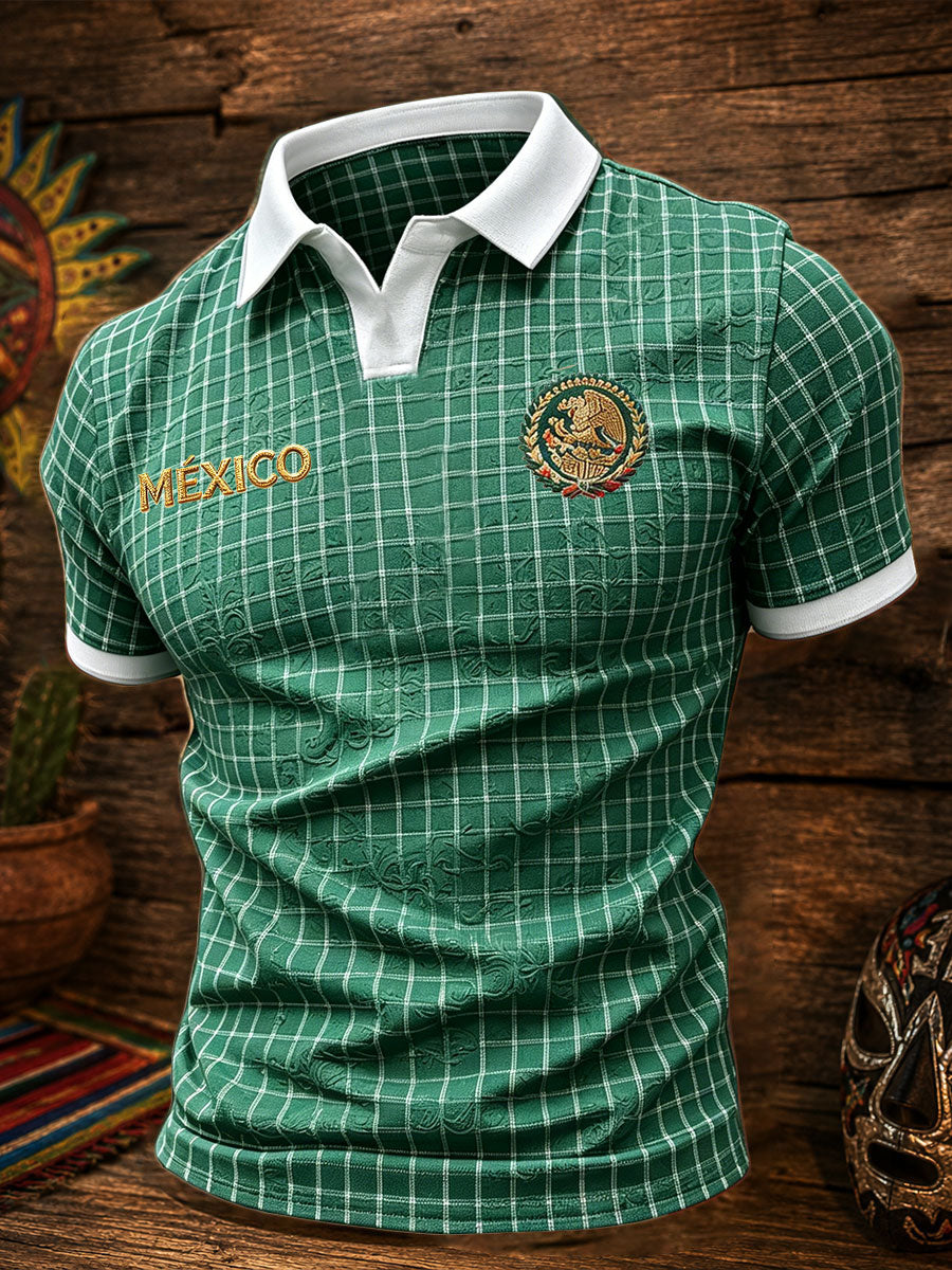 Men's Mexico Pride Art Impreso Casual Tops