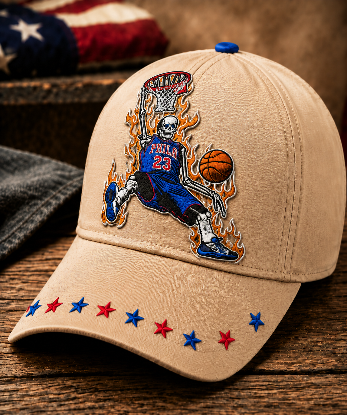 Gorra unisex de baloncesto americano