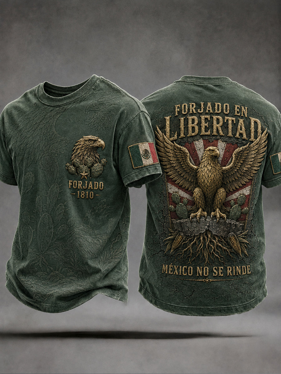 Día de la Independencia de México de los hombres 1810 camiseta impresa arte