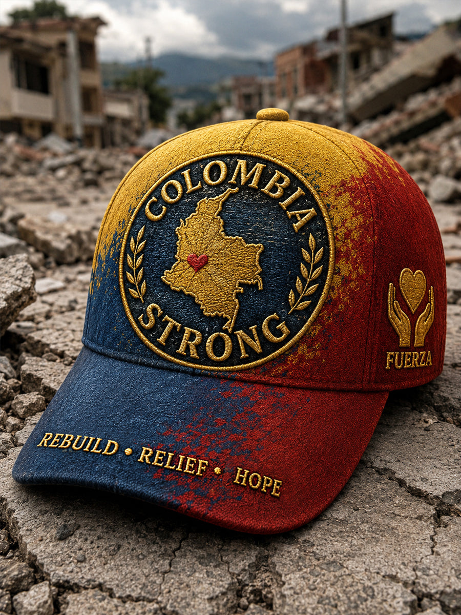 Unisexo Colombia Fuerte Pray For Colombia Sombrero