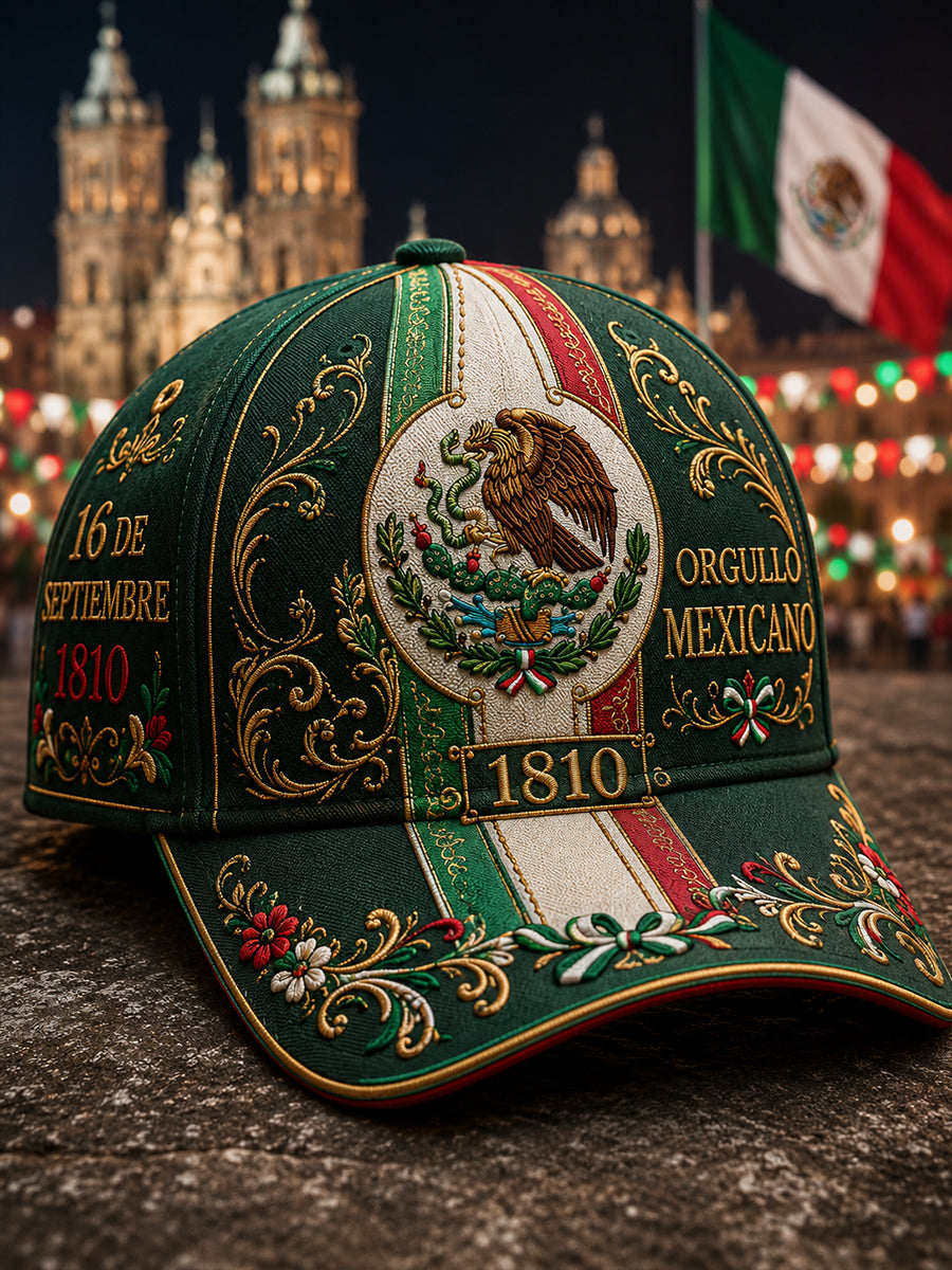 Sombrero unisex del Día de la Independencia de México