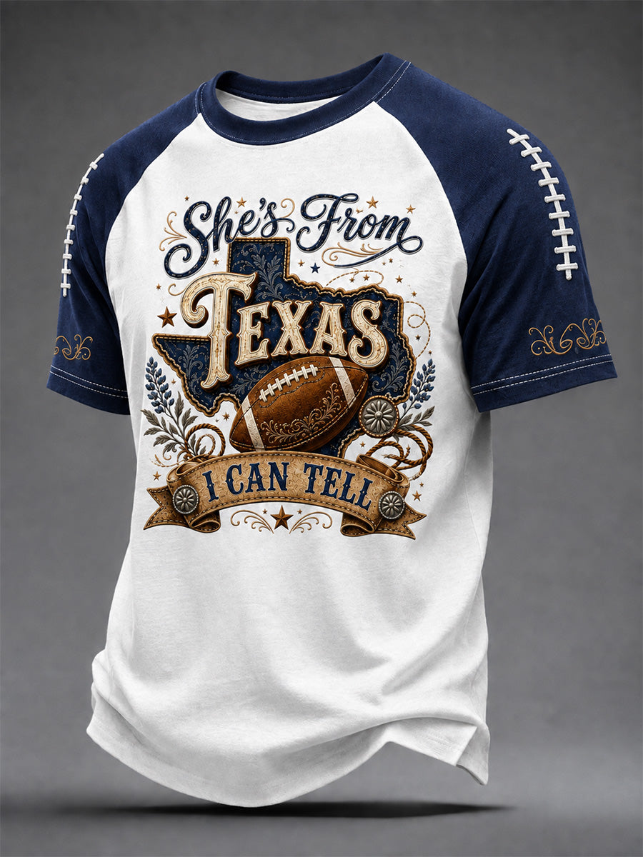 Regalo de día de partido de fútbol para hombres, camiseta casual para aficionados al fútbol