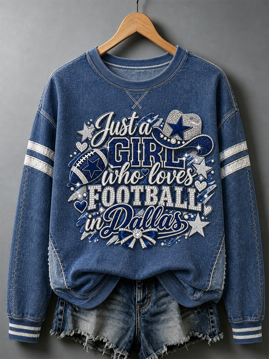 Sudadera casual, regalo del día del partido de fútbol para mujeres y aficionados al fútbol