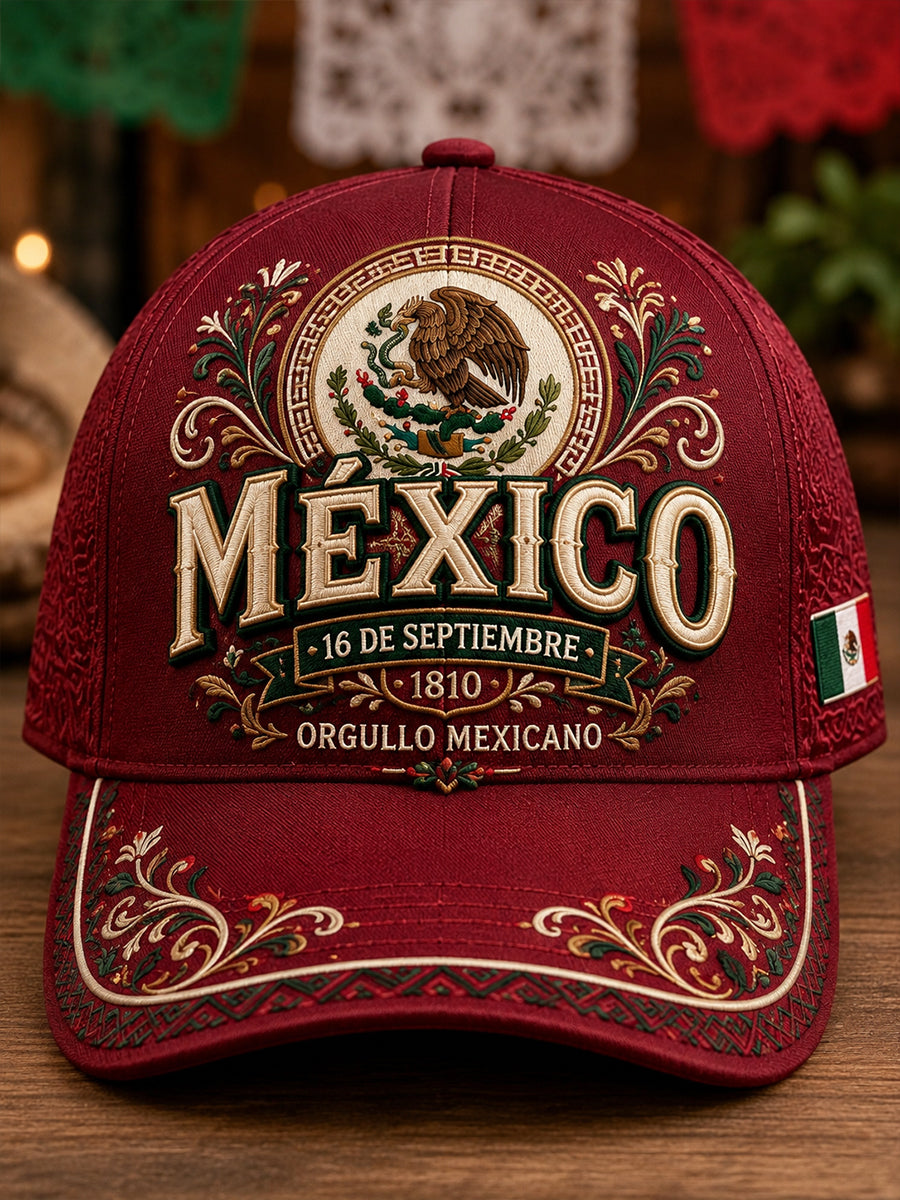 Sombrero unisex del Día de la Independencia de México