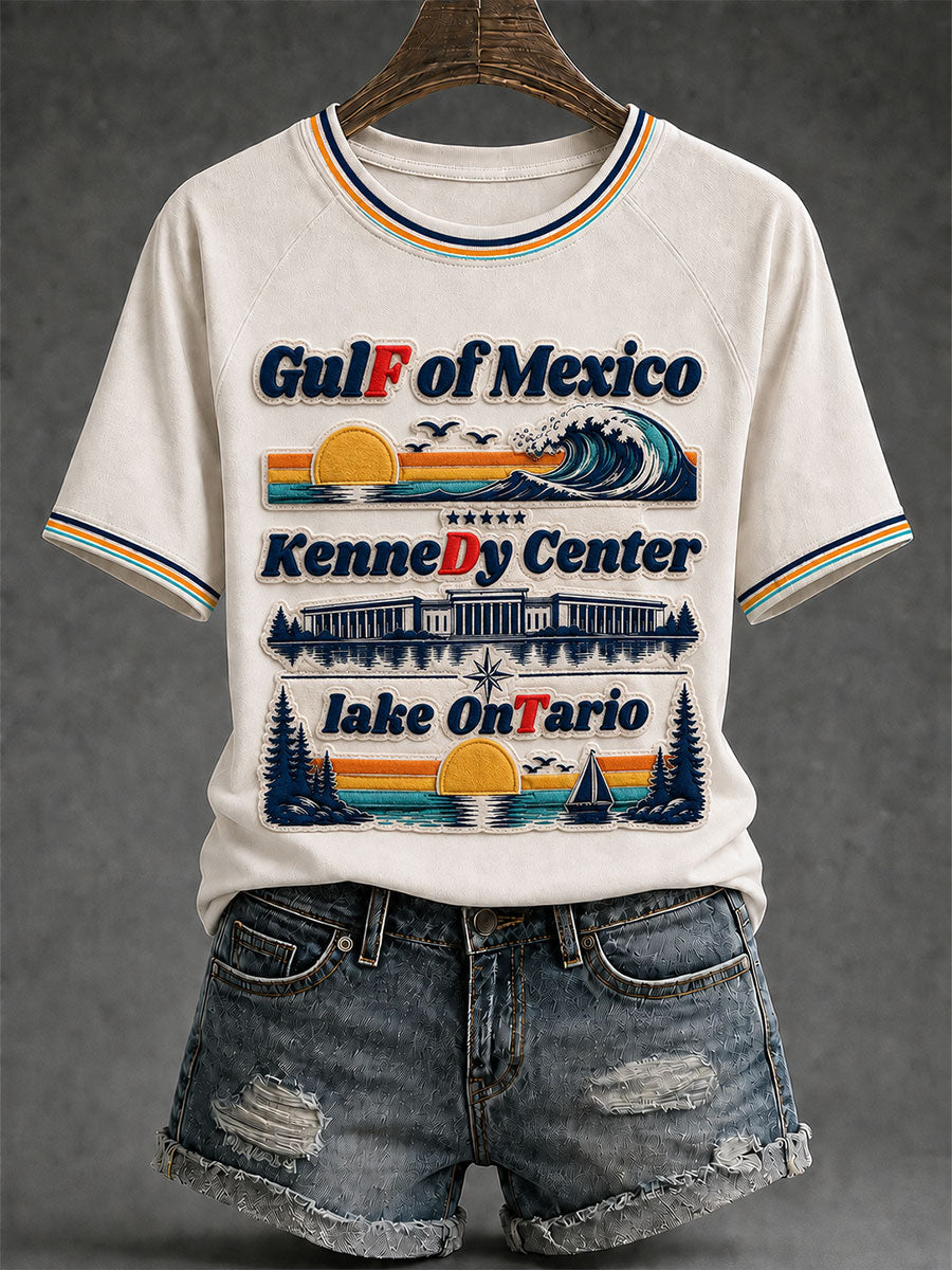 Camiseta de manga corta para mujer Lake Ontario Always And Forever