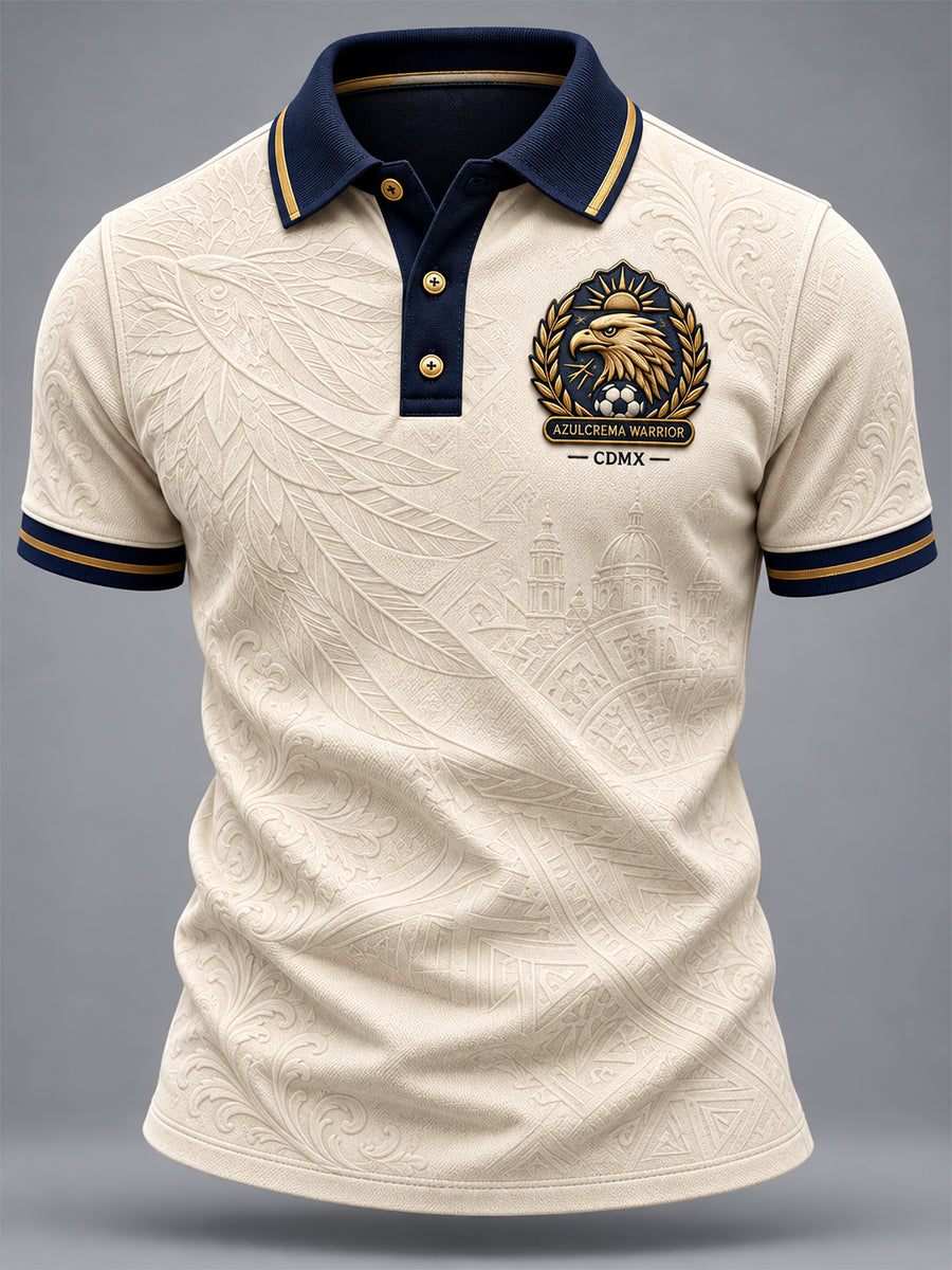 Polo informal estampado del equipo de fútbol masculino del Club América