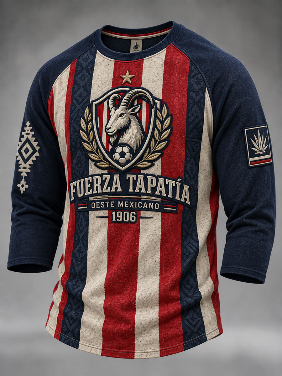 Camiseta casual con estampado de fútbol de Guadalajara para hombre