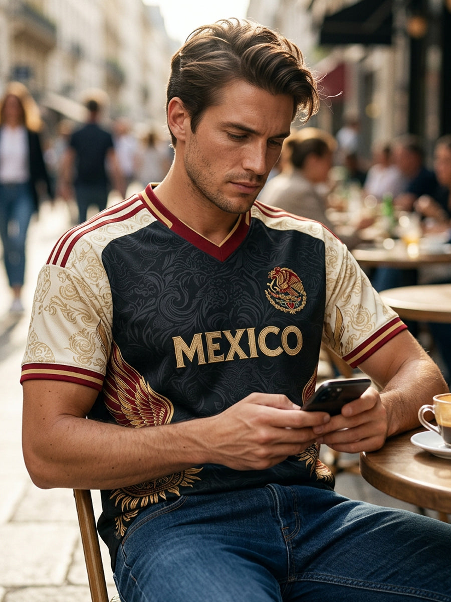 Camiseta estampada México Football Lover para hombre