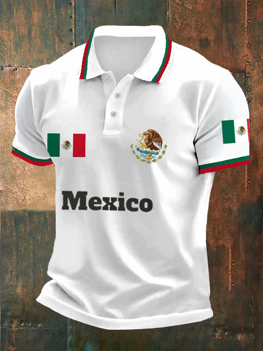 Polo México Football Lover Printed para hombre