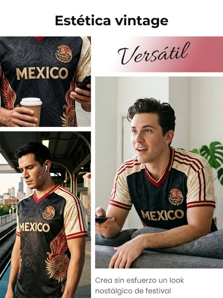 Camiseta estampada México Football Lover para hombre