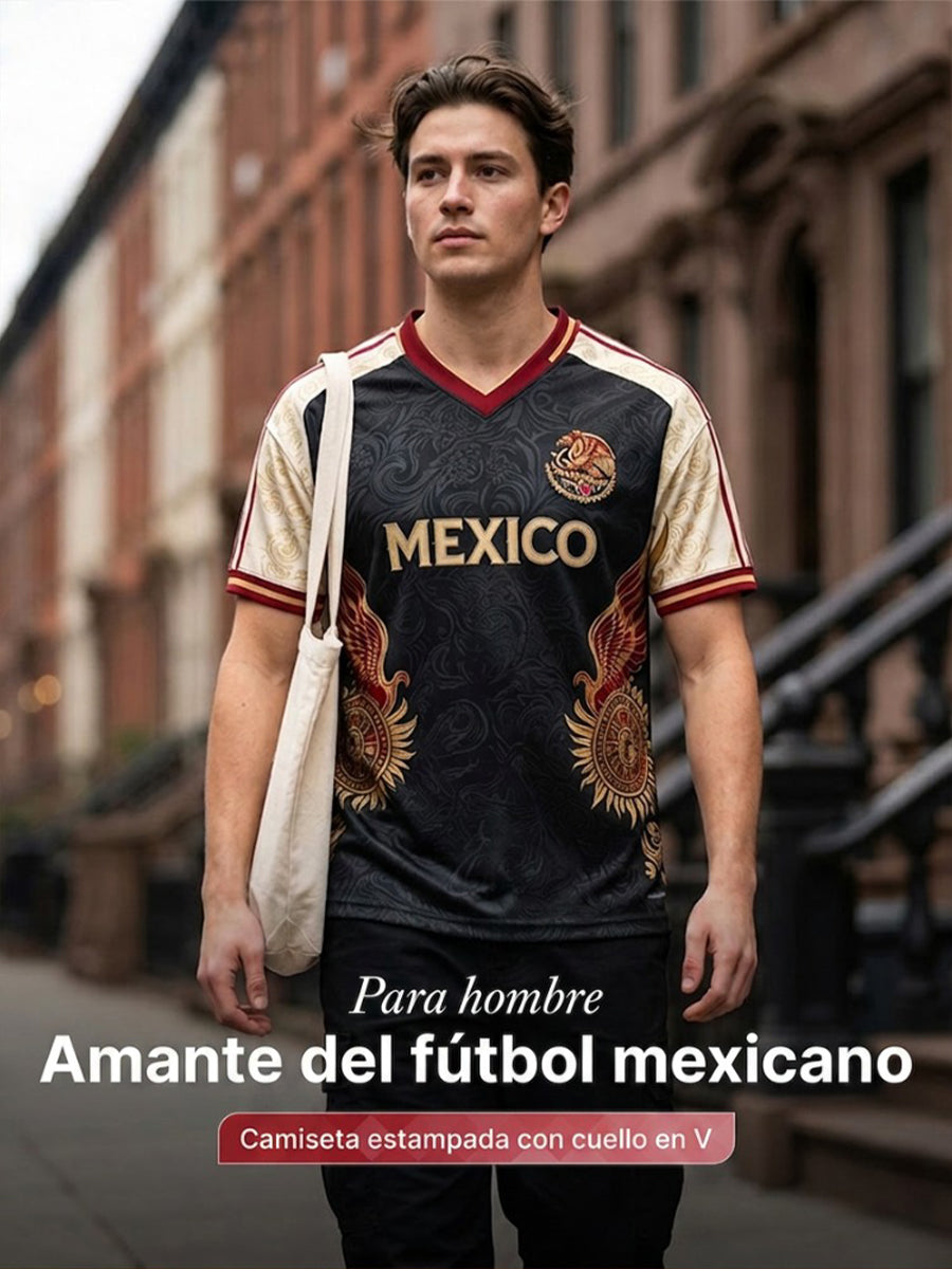 Camiseta estampada México Football Lover para hombre