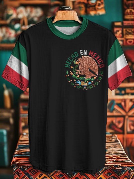 Camiseta estampada Unisex Hecho En Mexico Fiesta Cinco De Mayo