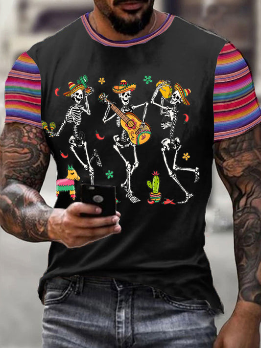 Camiseta estampada mexicana Fiesta Cinco De Mayo Drinko para hombre