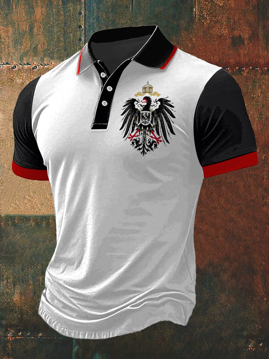 La fe sobre el miedo de los hombres de impresión Polo cuello camiseta de manga corta