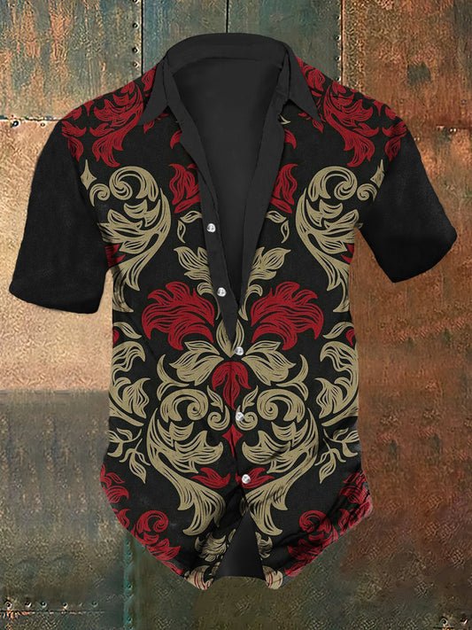 Camisa de manga corta con cráneo retro Palace para hombre