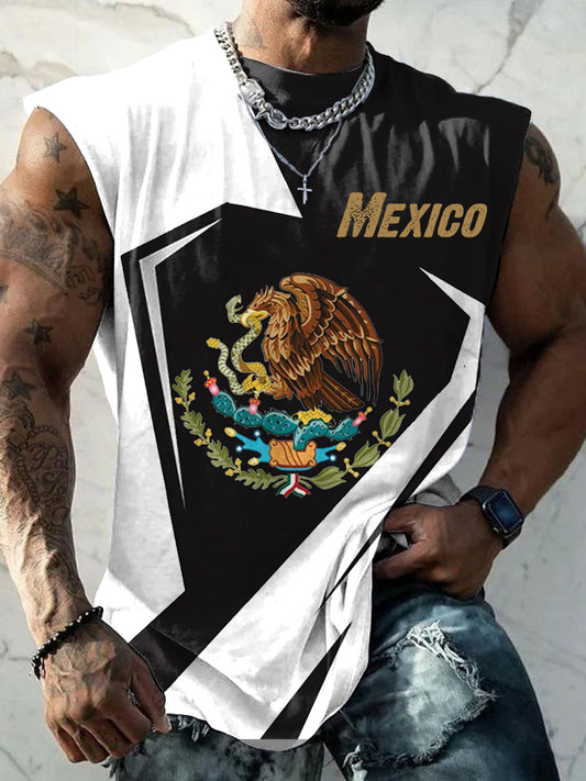 Men's México Imprimir Casual Tank Top