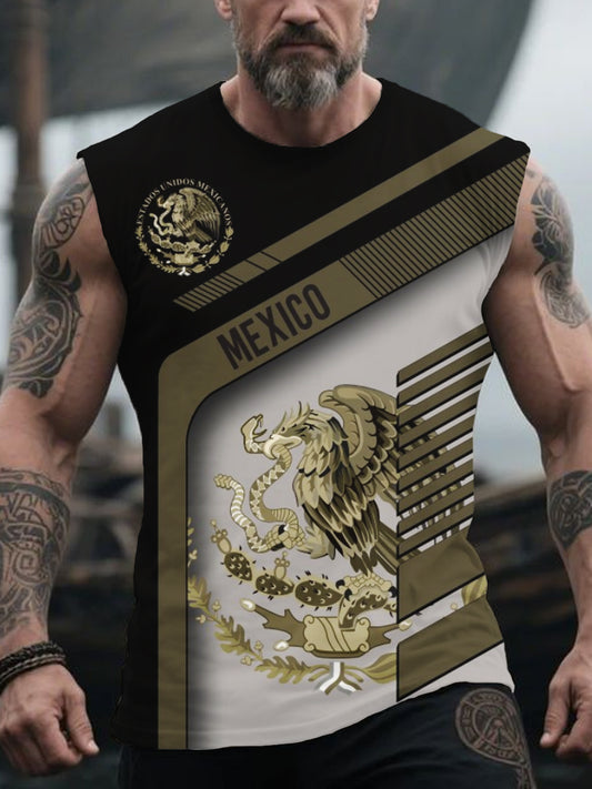 Men's México Imprimir Casual Tank Top