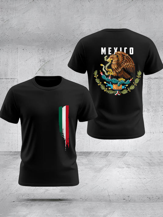 Camiseta Casual Mexico Falg para hombre