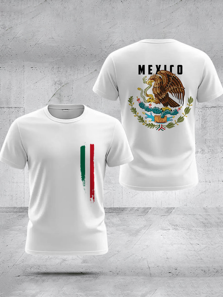 Camiseta Casual Mexico Falg para hombre
