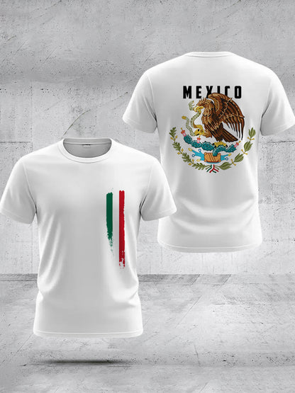 Camiseta Casual Mexico Falg para hombre