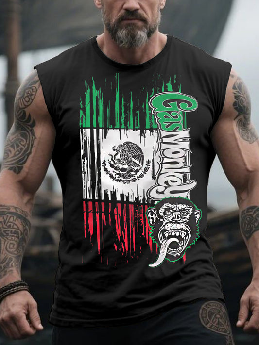 Chalecos ocasionales impresos cultura mexicana de la serpiente emplumada azteca de los hombres