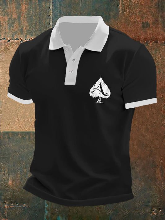 Camiseta del póker de los hombres