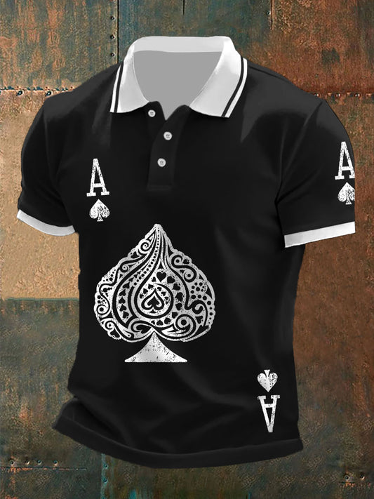 Tops Ace of Spades de poker para hombre