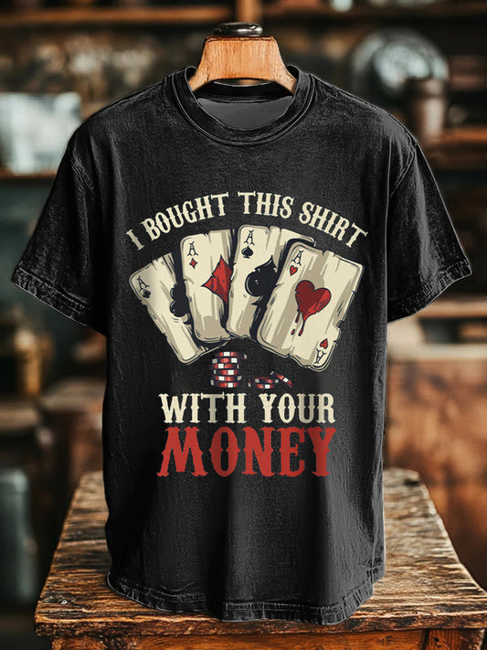 Unisex compré esta camisa con su dinero camisetas
