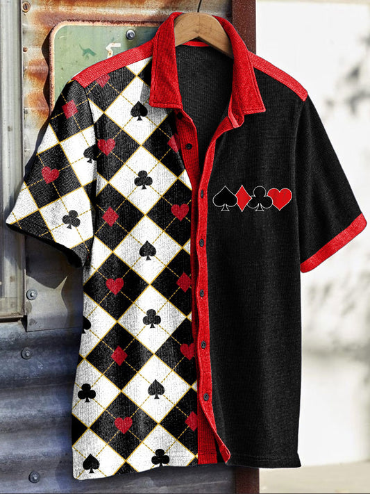 Camisas Casual Texas Hold'em de Hombre