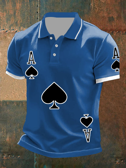 Tops Texas Hold'em Ace of Spades para hombre
