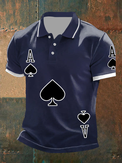 Tops Texas Hold'em Ace of Spades para hombre