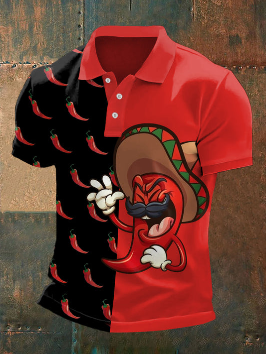 Top Casual Estampado Jalapeño para hombre