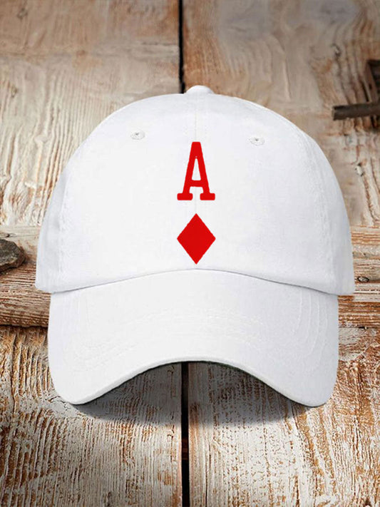 Unisex Póker Diamante Un Sombrero Retro