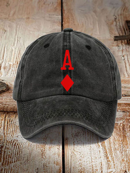Unisex Póker Diamante Un Sombrero Retro