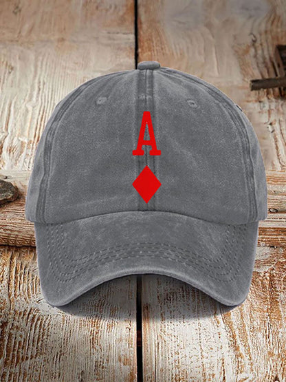 Unisex Póker Diamante Un Sombrero Retro