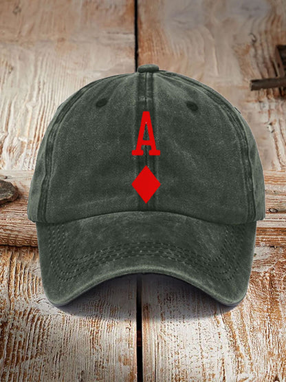 Unisex Póker Diamante Un Sombrero Retro