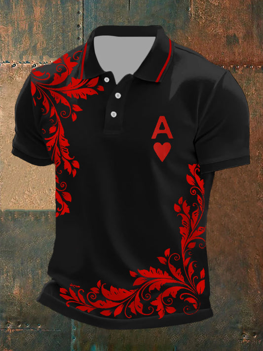 Poker Hearts A Tops Hombre