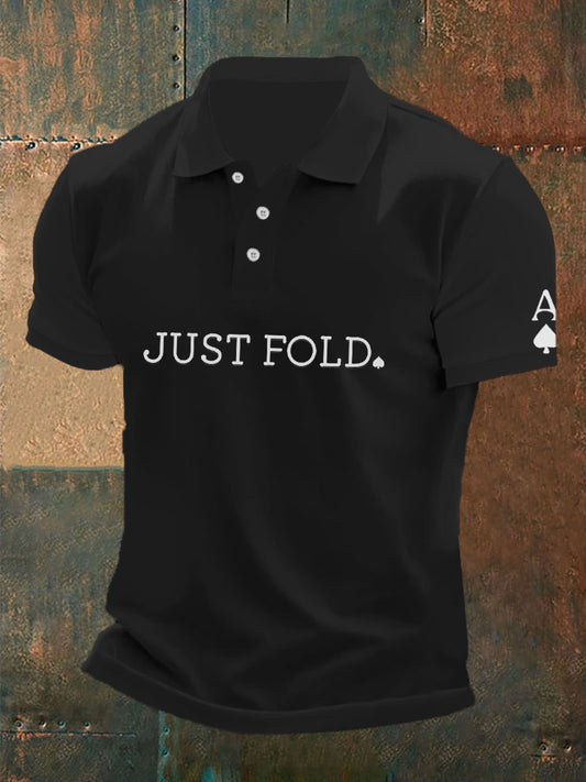 Camiseta del póker de los hombres