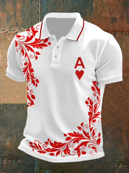 Poker Hearts A Tops Hombre