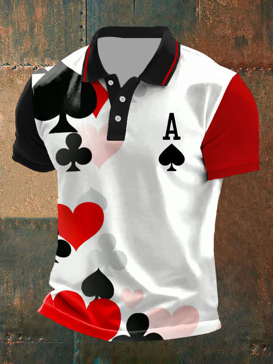 Los hombres de poker ace of spades tops