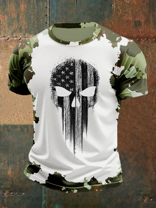Camiseta de la bandera americana de los hombres