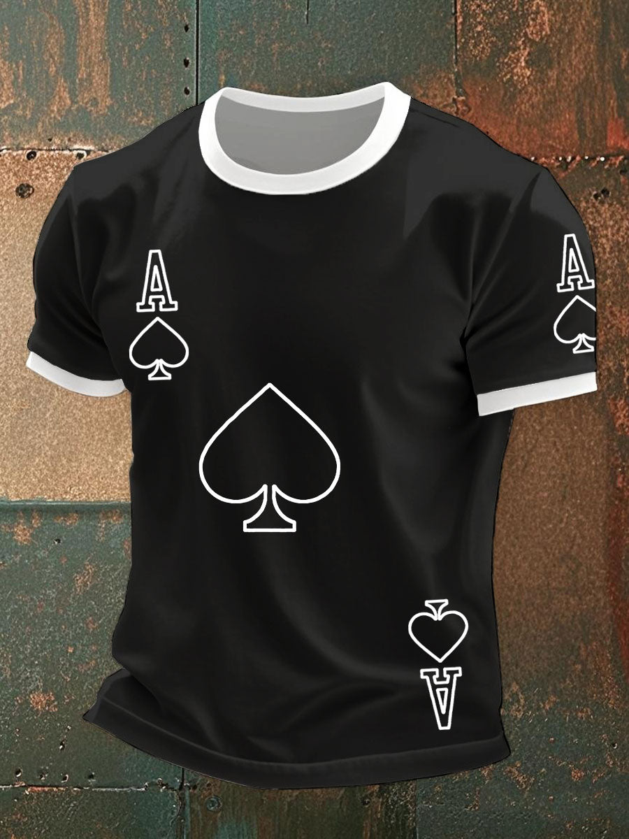 Camisetas de Hombre Poker Ace of Spades