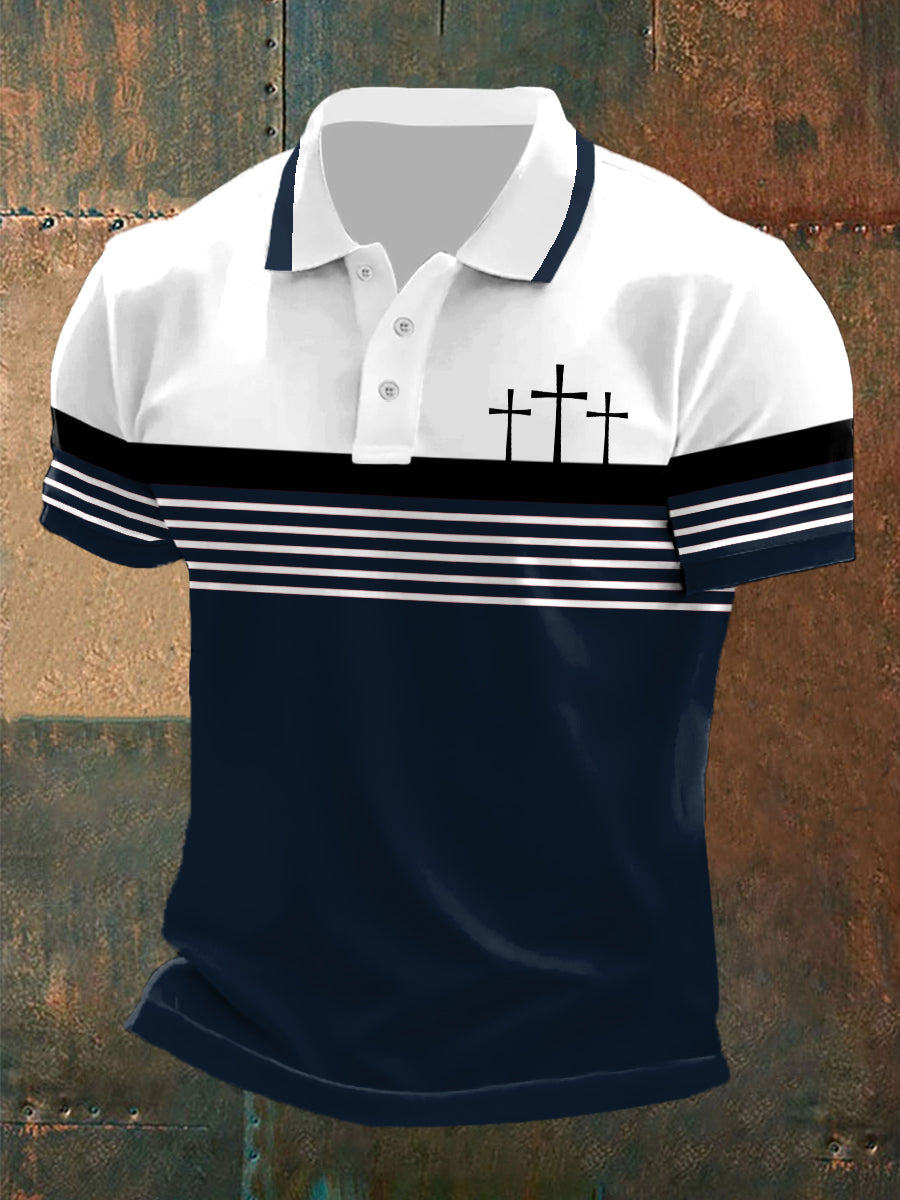 Polo de manga corta para hombre