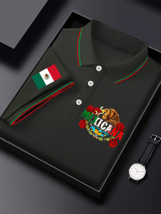 Camisa de la bandera de México de los hombres
