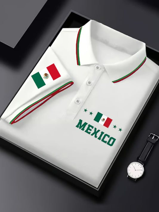 Camisa de la bandera de México de los hombres