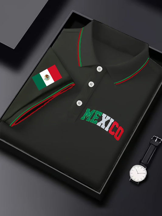 Camisa de la bandera de México de los hombres